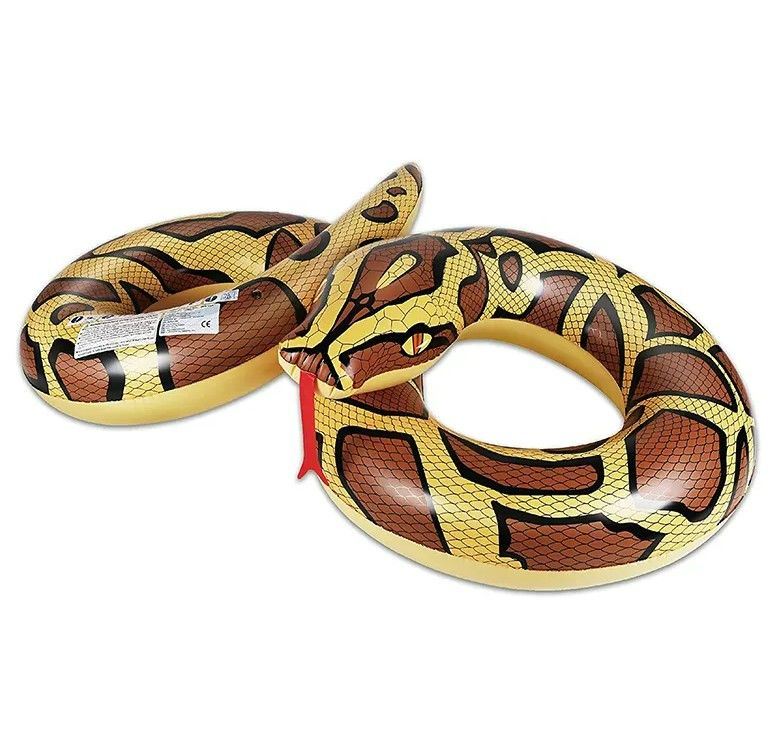 Photo 1 of AirMyFun Python Inflatable Swimming Ring, Swim Pool Float Floating Swim Tube Raft Summer Fun Water Beach Toys for Adults