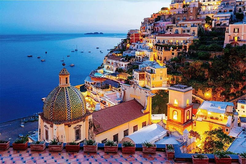 Photo 1 of Puzzles for Adults 1000 Piece Jigsaw Puzzles 1000 Pieces for Adults Kids Large Puzzle Game Toys Gift Amalfi Coast 27.2" x 20.1"