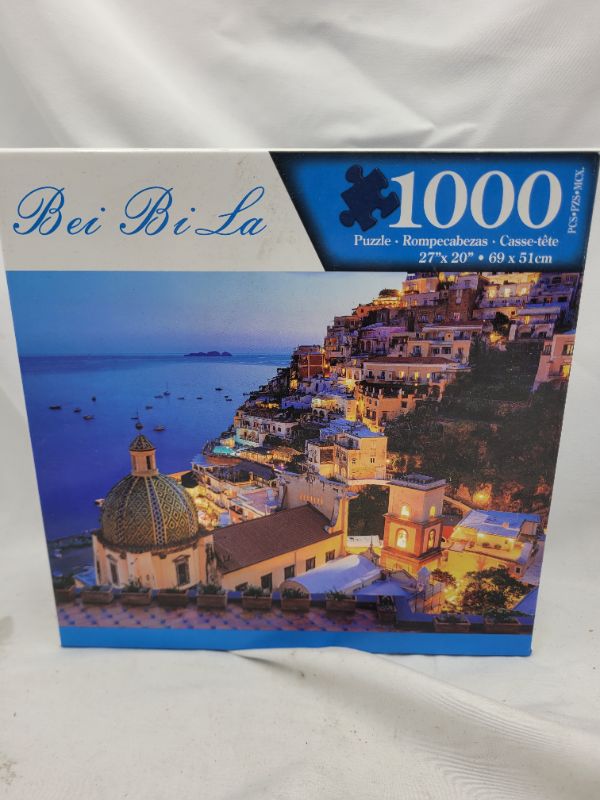 Photo 3 of Puzzles for Adults 1000 Piece Jigsaw Puzzles 1000 Pieces for Adults Kids Large Puzzle Game Toys Gift Amalfi Coast 27.2" x 20.1"