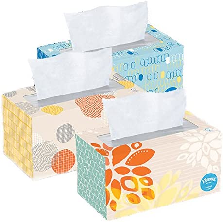 Photo 1 of Kleenex Tissues 2-ply, 230 Count, Pack of 3, 690 Facial Tissues Total