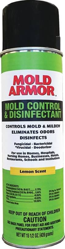 Photo 1 of 2 cans Mold Armor Mold Control and Disinfectant, 15.5 oz Aerosol Can