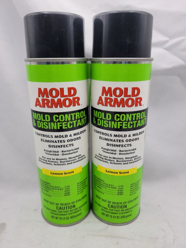 Photo 2 of 2 cans Mold Armor Mold Control and Disinfectant, 15.5 oz Aerosol Can