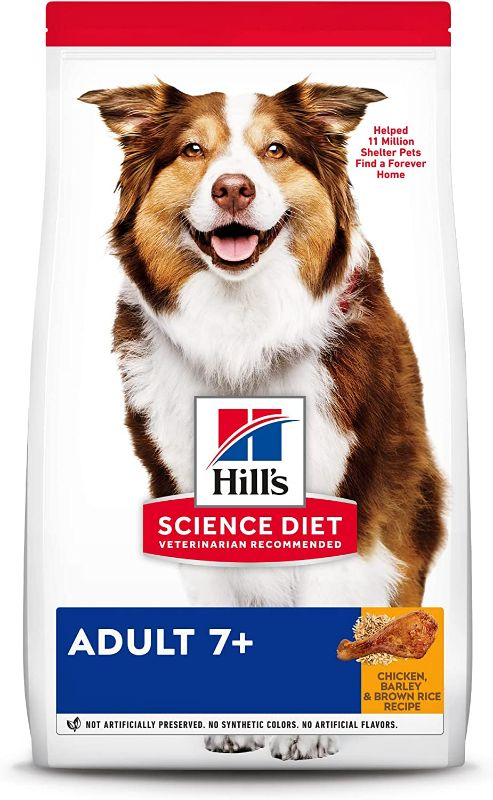 Photo 1 of Hill's Science Diet Dry Dog Food, Adult 7+ for Senior Dogs, Chicken Meal, Barley & Rice Recipe, 33 lb. Bag
Visit the Hill's Science Diet Store