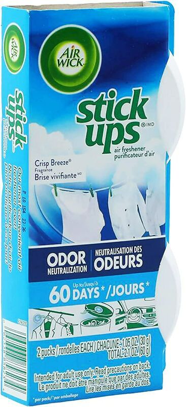 Photo 2 of Air Wick Stick Ups Crisp Breeze Air Freshener, 2 ct (Pack of 12) (Packaging May Vary)