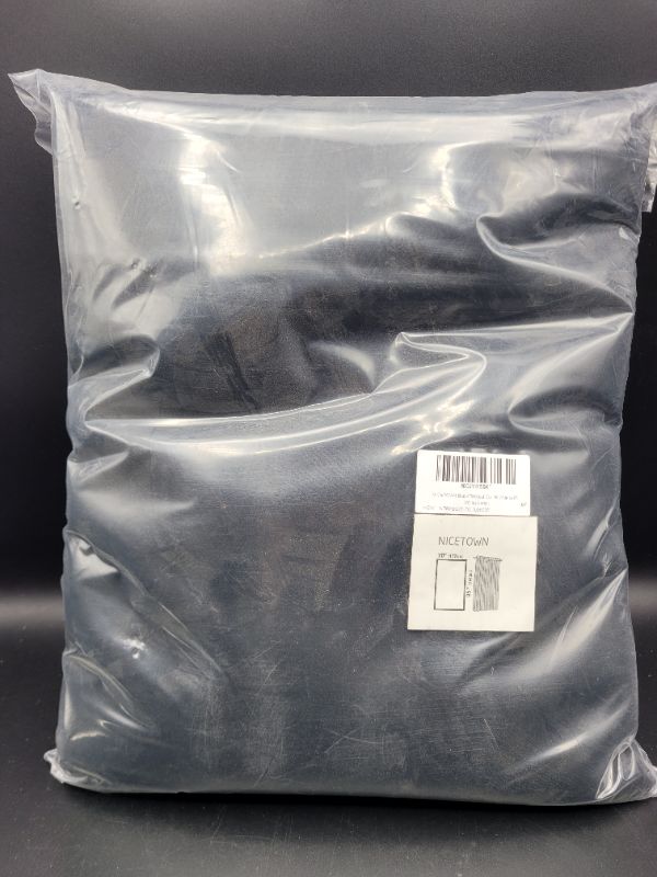 Photo 1 of NICETOWN Black Blackout Curtain Blinds - Solid Thermal Insulated Window Treatment Blackout Drapes for Bedroom (2 Panels, 70 inches Wide by 95 inches Long)