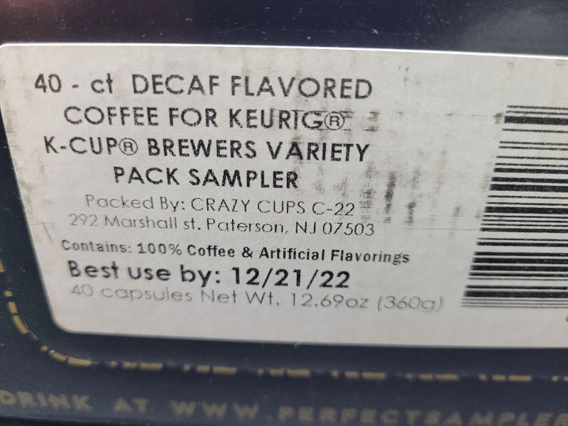 Photo 3 of Flavored Decaf Coffee Pods Variety Pack, Great Mix of Decaffeinated Coffee Pods Compatible with all Keurig K Cups Brewers, 40 Count Bulk Coffee Pods Pack