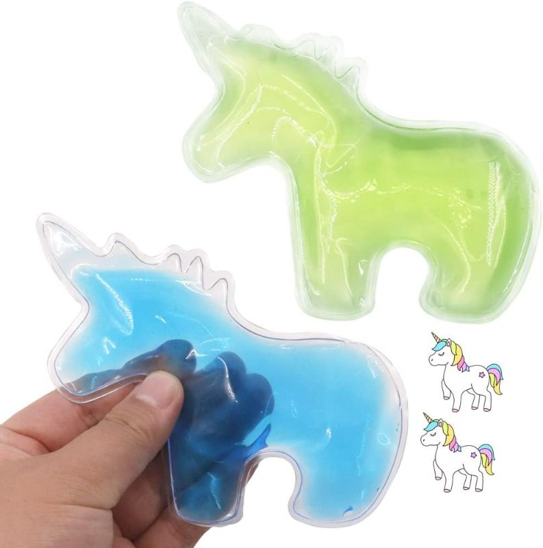 Photo 1 of 5 pack Kids Boo Boo Ice Pack, Unicorn Ice Pack Stress Relief Toys Sensory Toy, Fidget Stress Balls for Autism/ Anxiety Relief for Adults 2 count