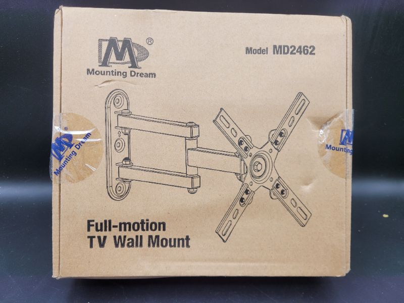 Photo 2 of Mounting Dream Monitor Wall Mount for Most 17-39 Inch (Some up to 42 inch)?UL Listed TV Mount TV Bracket with Articulating Arms Tilt Swivel Extension Rotation, Up to VESA 200x200mm and 33 lbs, MD2462