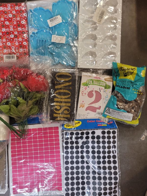 Photo 2 of Assorted Craft Supplies/Party Supplies Bag Lot Bundle - SOLD AS IS