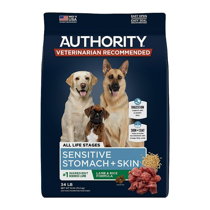 Photo 1 of Authority® Sensitive Stomach & Skin All Life Stage Dry Dog Food - Lamb 34 LBS