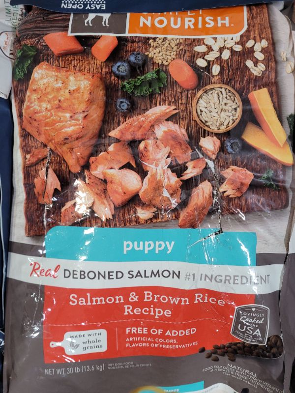 Photo 2 of Simply Nourish Puppy Dry Dog Food - Salmon & Brown Rice 30lbs