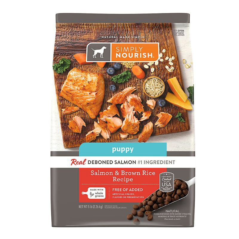 Photo 1 of Simply Nourish Puppy Dry Dog Food - Salmon & Brown Rice 30lbs