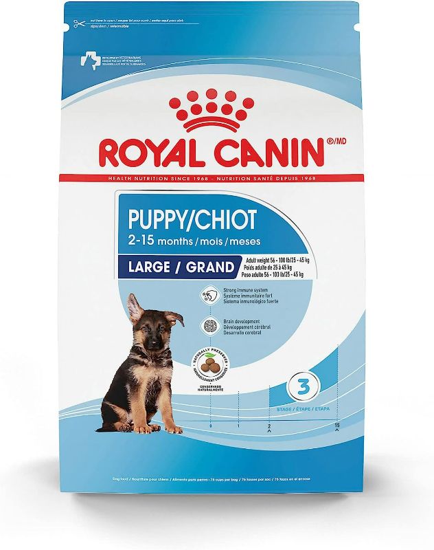 Photo 1 of Royal Canin Size Health Nutrition Large Puppy Dry Dog Food, 30 lb Bag