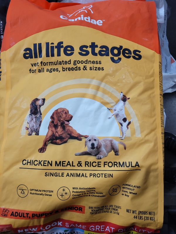 Photo 2 of CANIDAE All Life Stages Chicken Meal & Rice Formula Dry Dog Food 44lbs