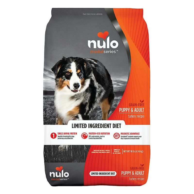 Photo 1 of Nulo MedalSeries All Life Stages Dry Dog Food - Turkey 10lbs