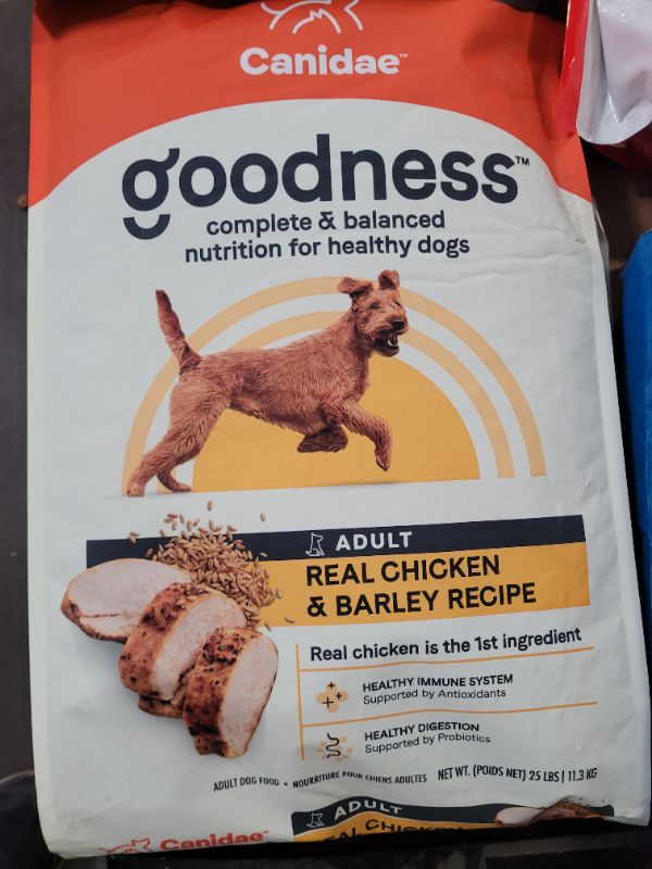 Photo 2 of Canidae Goodness Adult Chicken & Barley Dry Dog Food, 25 lbs.