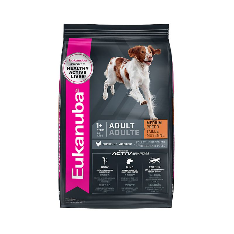 Photo 1 of Eukanuba Medium Breed Adult Dry Dog Food Chicken 30lbs