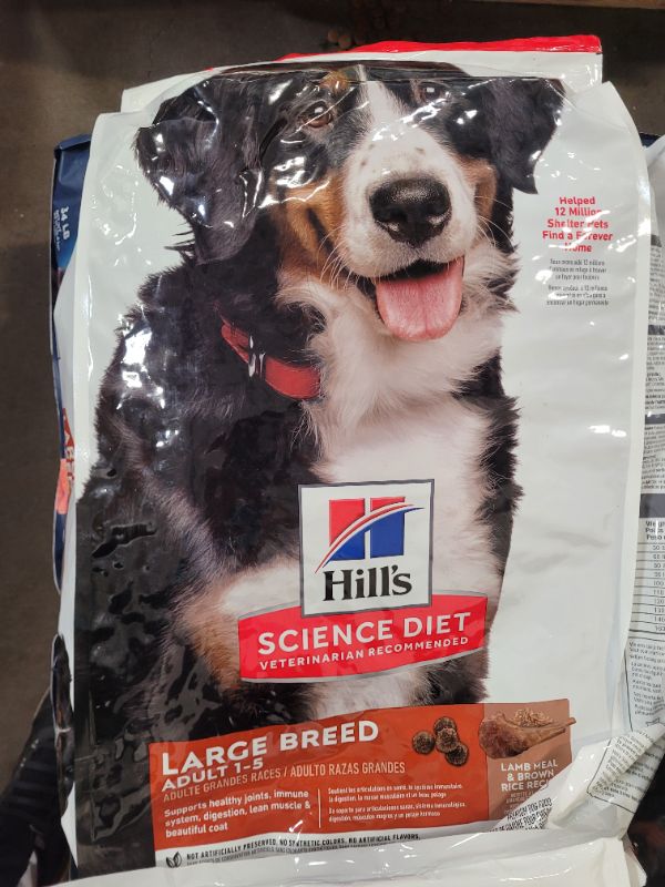 Photo 2 of Hill's® Science Diet® Large Breed Adult Dry Dog Food - Lamb Meal & Brown Rice 33lbs