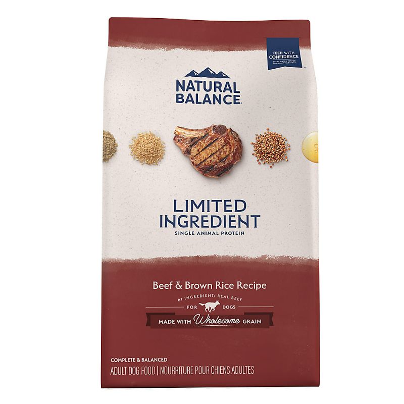 Photo 1 of Natural Balance Limited Ingredient Diet Adult Dry Dog Food - Beef & Brown Rice 24lbs