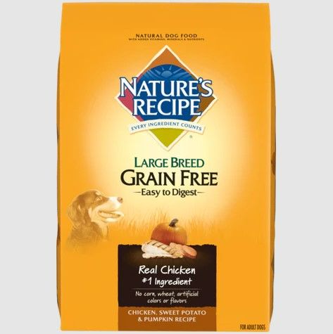 Photo 1 of Nature?s Recipe Dry Dog Food, Grain Free Chicken, Sweet Potato & Pumpkin Recipe, 24 lb. Bag