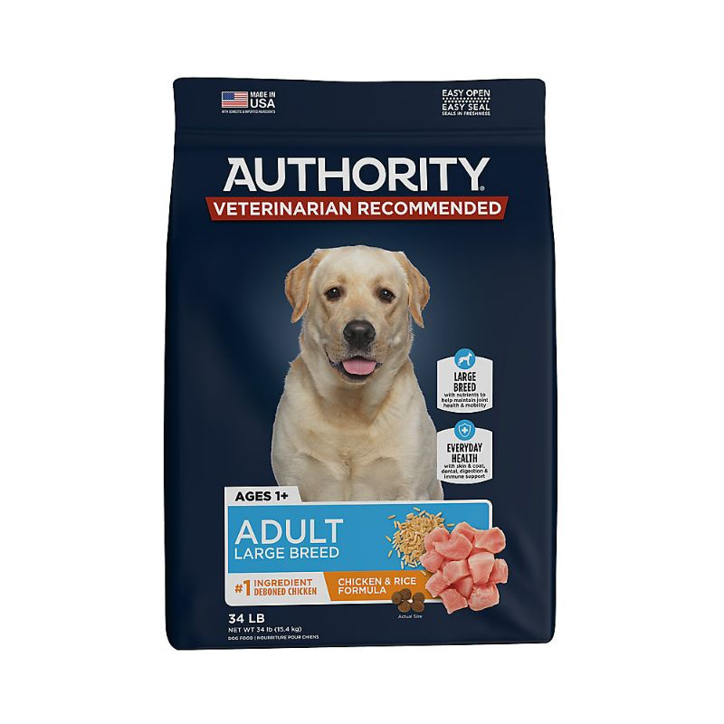 Photo 1 of Authority® Everyday Health Large Breed Adult Dry Dog Food - Chicken 34lbs