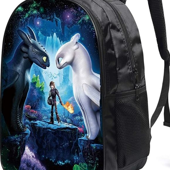 Photo 1 of How to Train Your Dragon 3D Printing Backpacks For Boys Girls School Bags Teenage Bookbag Casual Shoulder
