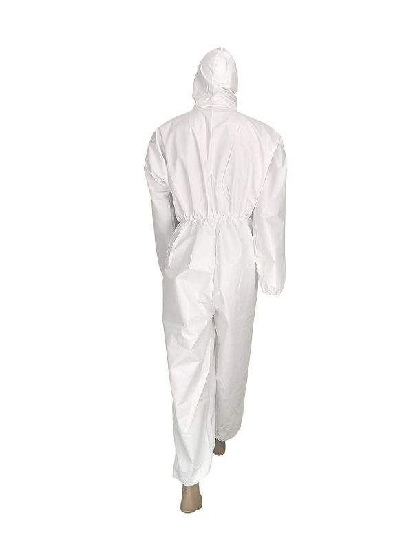Photo 2 of 2 pack GCOCL Disposable Isolation Coveralls - L