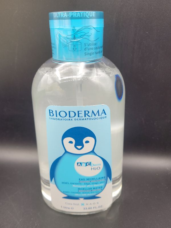 Photo 2 of Bioderma - ABCDerm H2O Micellar Water - Micellar Cleansing Water for Babies and Kids - Body and Face Wash for Baby and Kids - for Sensitive Baby and Kid Skin 33.8 Fl Oz (Pack of 1)