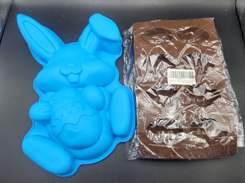 Photo 1 of Easter Bunny and Chocolate Egg Silicone Molds Bundle