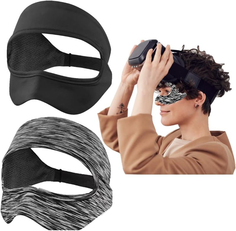 Photo 1 of VR Eye Mask Sweat Band Adjustable Sizes HMD Padding Face Cover Sweat Guard Face Mask for Meta/Oculus Quest 2 Go HTC Vive Virtual Reality Games Accessories
ANNCED 6 Pcs Adjustable Mask Strap Extender, Anti-Tightening Mask Holder Hook Ear Strap Accessories 