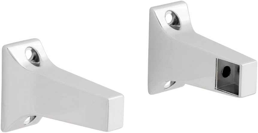 Photo 3 of Global Door Controls 4 in. x 4 in. Satin Brass Plain Bearing Steel Hinge - Set of 2
towel bar post (one pair)
