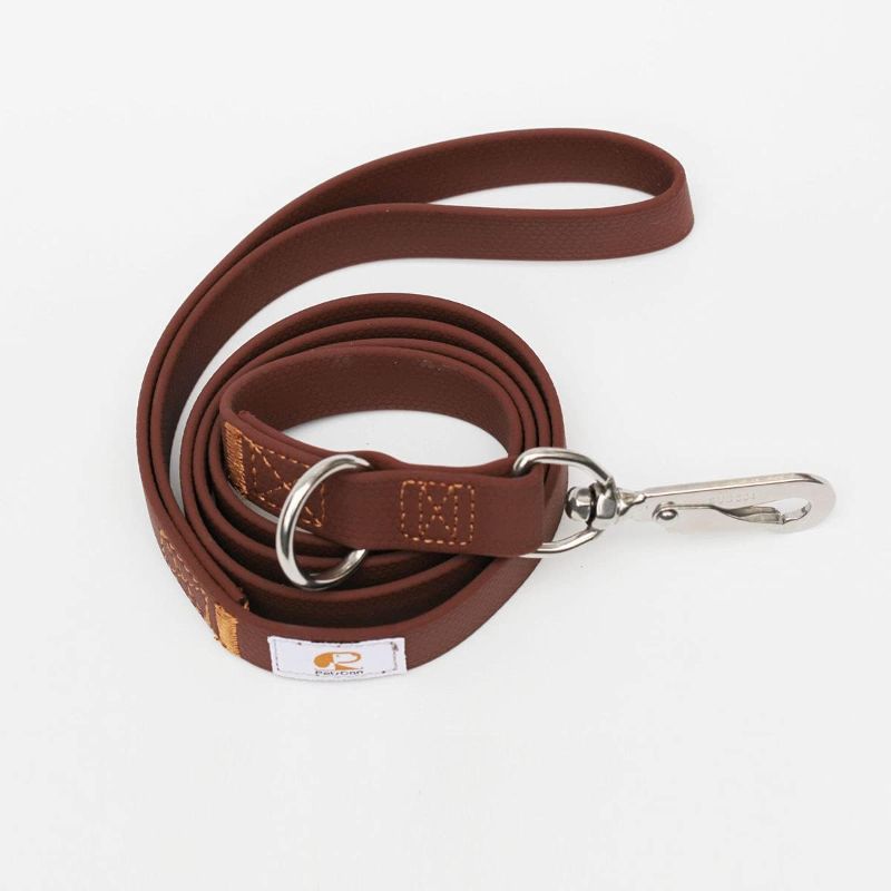 Photo 1 of Dog Leash PetsCan Lightweight Waterproof and Odor Proof Dog Leash for Small Medium or Large Dogs (Brown)
