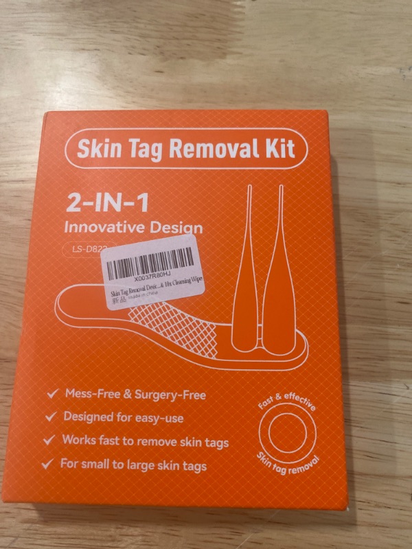 Photo 1 of skin tag removal kit 2in1 mess free and surgery free designed for easy use works fast to remove skin tags for small to large skin tags