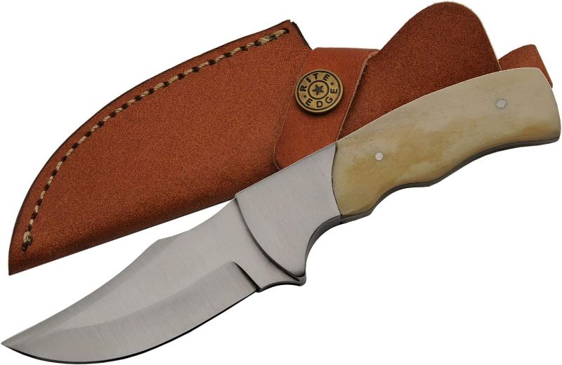 Photo 1 of SZCO Supplies Bone Handle Hunting Knife
