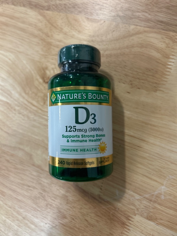 Photo 2 of Vitamin D3 Softgels 125 mcg, 5000 IU