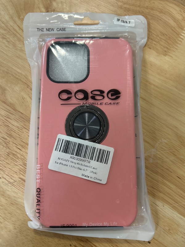 Photo 1 of Ring Kickstand Case For Iphone 13 Pro Max Pink