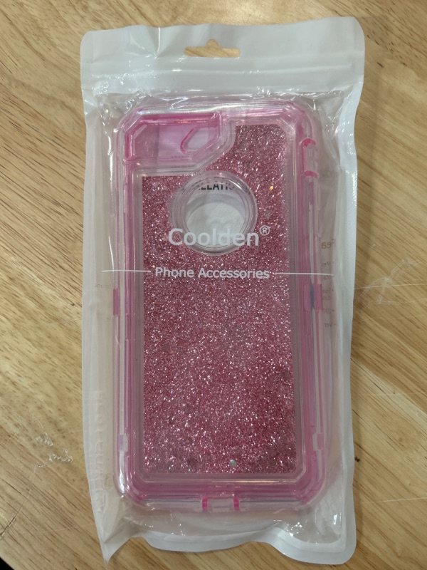 Photo 1 of  Liquid Glitter Pink  Hybrid Robot Hard Case Heavy Duty Back Cover iPhone 6 Plus 6s Plus 7 Plus 8 Plus
