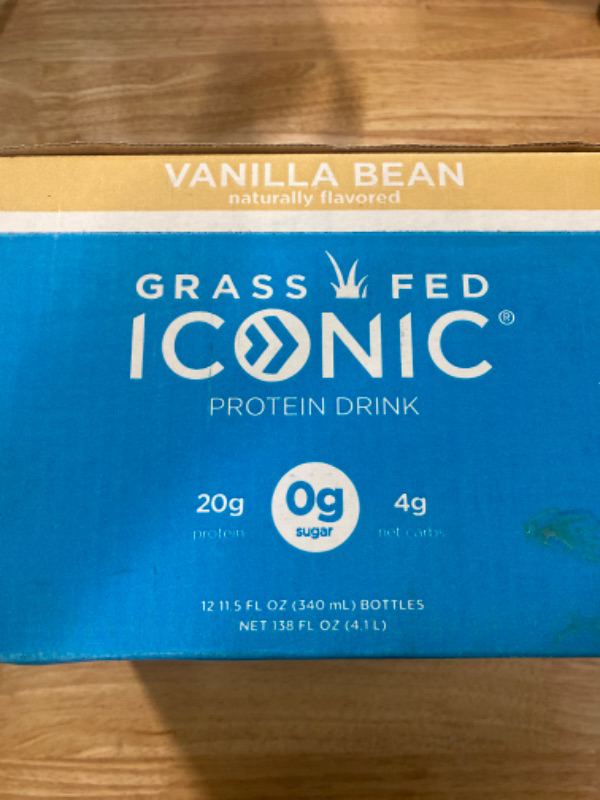 Photo 2 of Iconic - Protein Drink RTD Vanilla Bean - 12 Bottle(s)