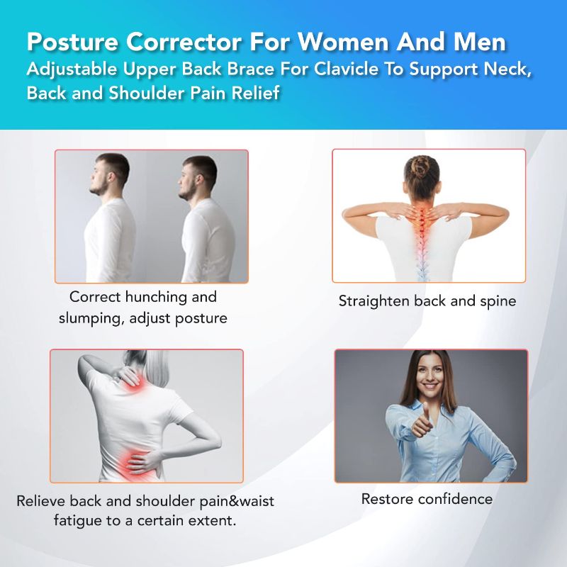 Photo 3 of iThrough Posture Corrector for Women, Ultimate Posture Corrector for Men, Advanced Posture Pro Fix, Adjustable posture brace Under Clothes
