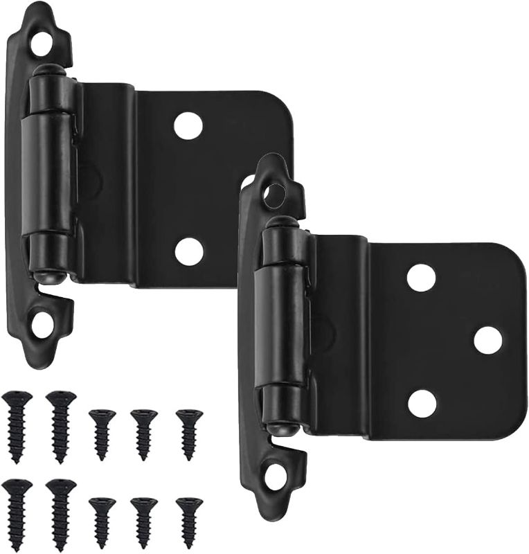 Photo 1 of 50 Pack 25 Pairs Cabinet Hinges Soft Close Insert Cabinet Door Hinges Heavy-Duty Frameless Adjustable Concealed Cabinet Cup Hinge
