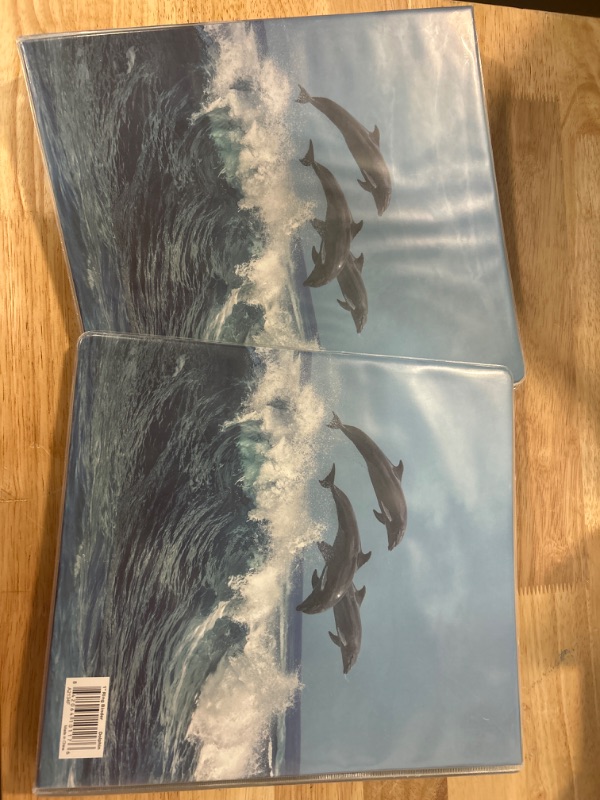 Photo 1 of (2 Pack) Binder with Dolphins 