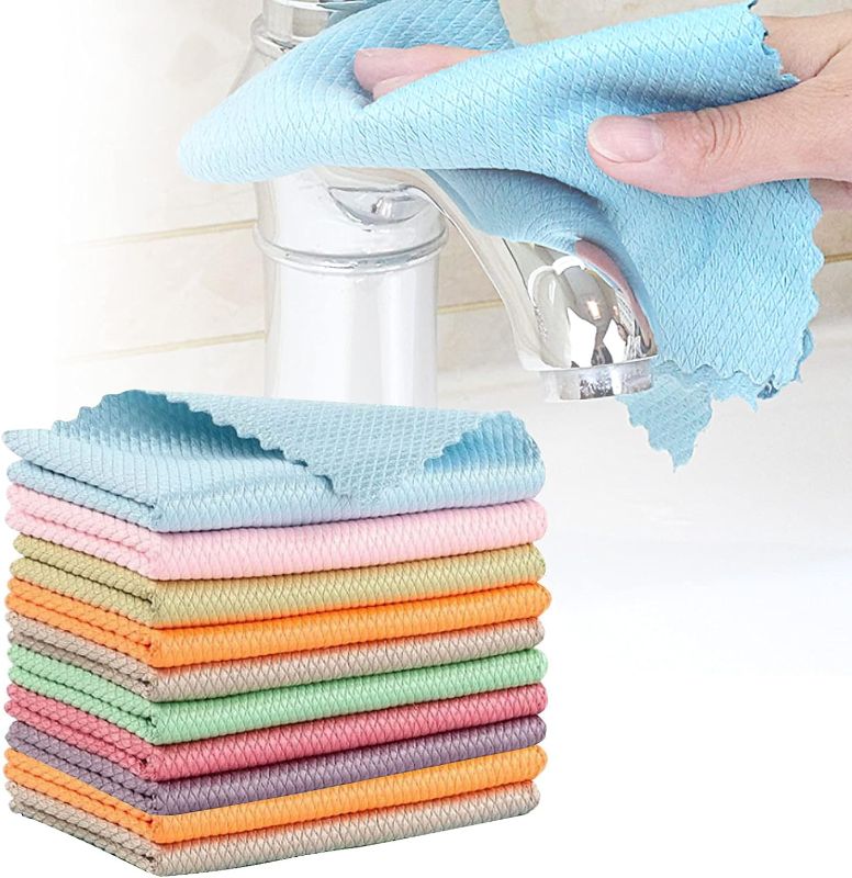 Photo 1 of NamcheBarwa Microfiber Cleaning Cloth, 10 Pack Easy Clean Reusable Nanoscale Cleaning Cloth Fish Scale Rags for Cleaning Dishes, Windows, Car Mirrors and Glass
LED Motion Sensor Closet Light with Magnetic
Miscellaneous Variety Pack