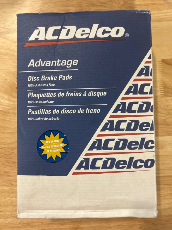 Photo 1 of ACDelco Advantage Ceramic Rear Disc Brake Pad Set