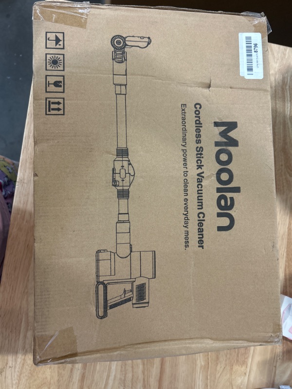 Photo 2 of Moolan Cordless Stick Vacuum Cleaner,6-in-1 Stick Vacuum Cleaner with Rechargeable Battery 