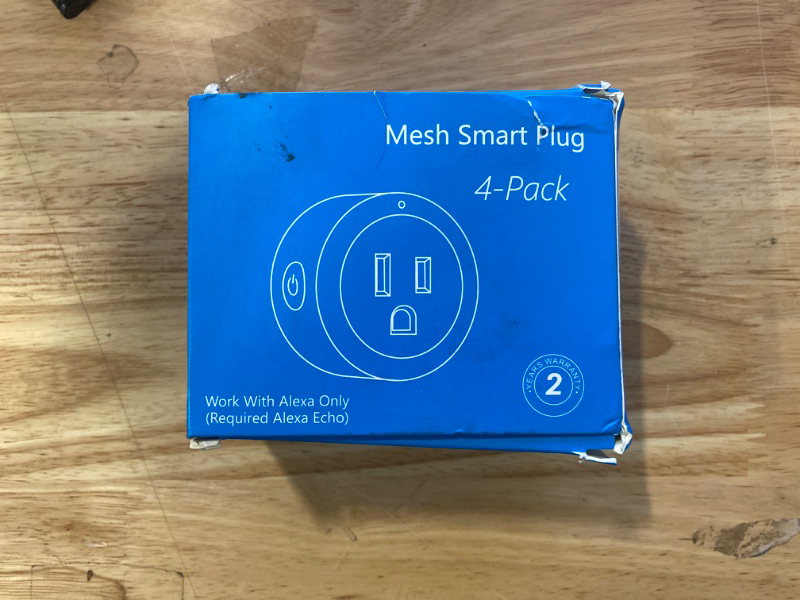 Photo 2 of Smart Plug, Smart Outlet Bluetooth Mesh, Simple Set Up, Alexa App Remote Control and Alexa Voice Control, ETL & FCC Certified, 4 Pack