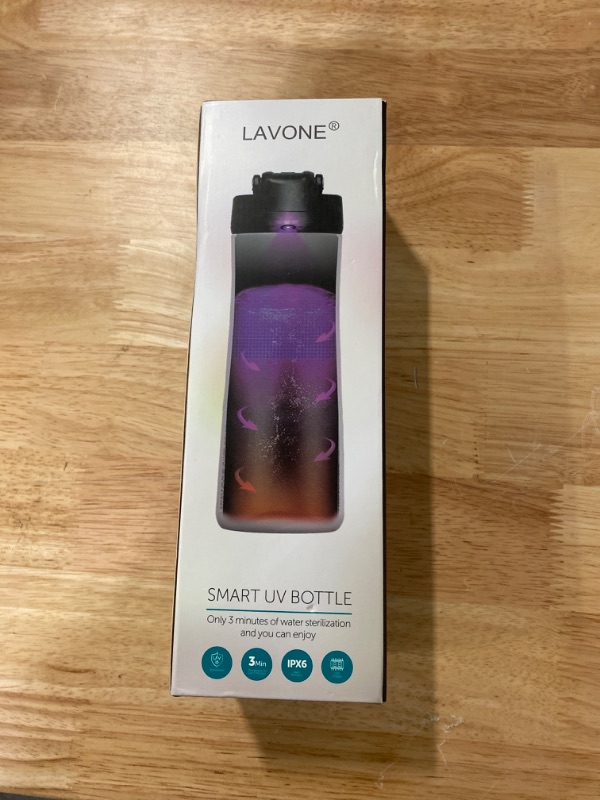 Photo 1 of LAVONE Smart UV Water Bottle