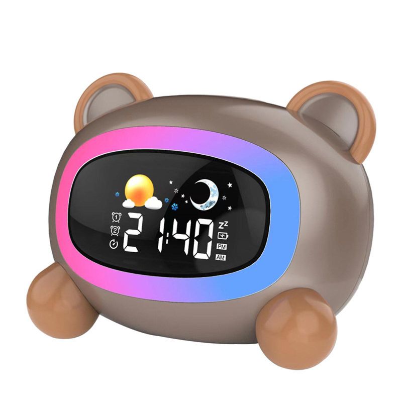 Photo 1 of Kids Alarm Clock With Sleep Sound Machine, Night Light And Sleep Trainer 