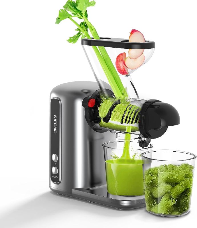 Photo 1 of SiFENE Compact Cold Press Juicer, Single-Serve Slow Juicer for Small Families