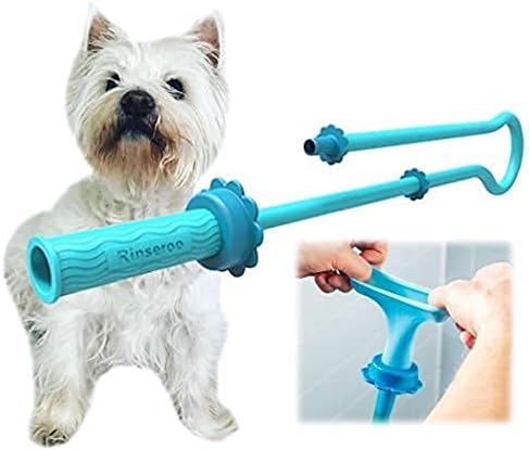 Photo 1 of  Slip-on Dog Wash Hose Attachment. Pet Bather for Showerhead and Sink. (Not for use on Tub Faucet) Handheld Shower Sprayer/Washer. 6 Foot Hose. Fits Heads up to 6" Wide