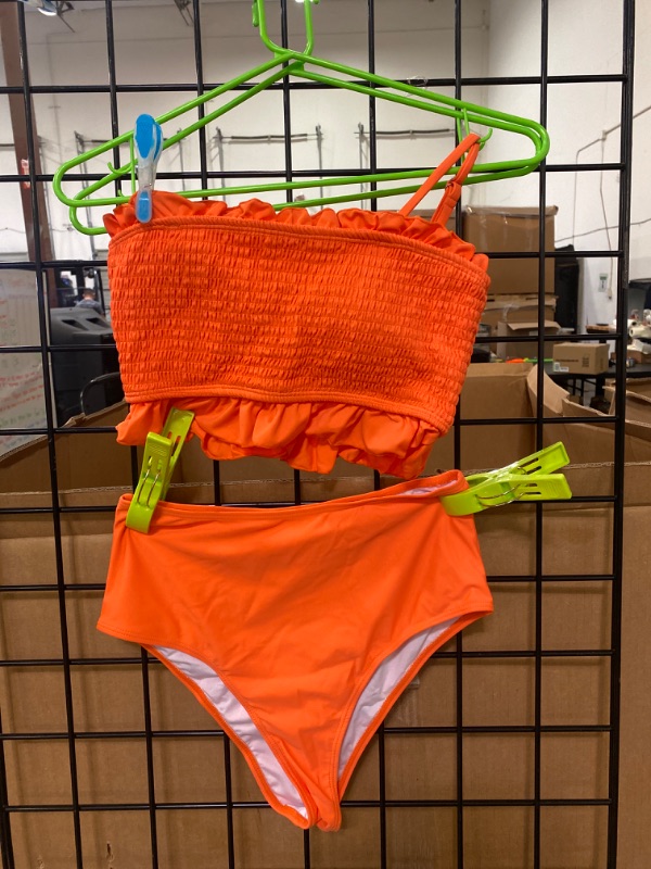Photo 1 of Orange Two Piece SwimSuit (M)